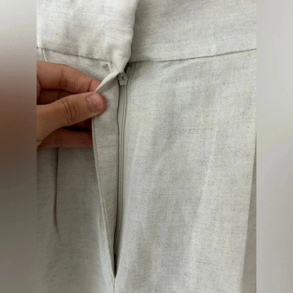 H&M high waisted wide leg  linen trouser - Picture 4 of 9